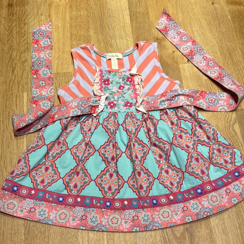 Matilda Jane Girls 4T Sleeveless Dress